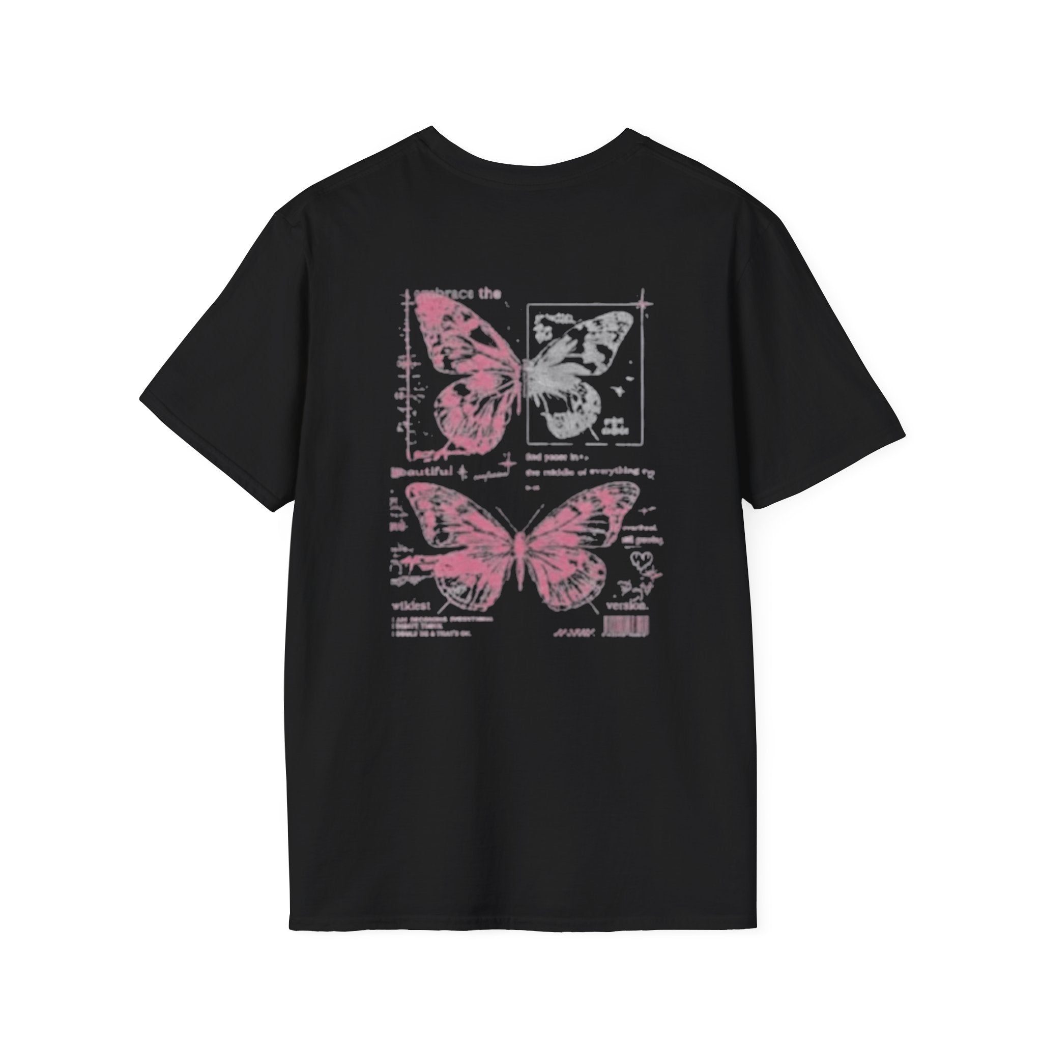 Chaos Is Part Of My Growth T-Shirt — Inspirational Butterfly Graphic Tee