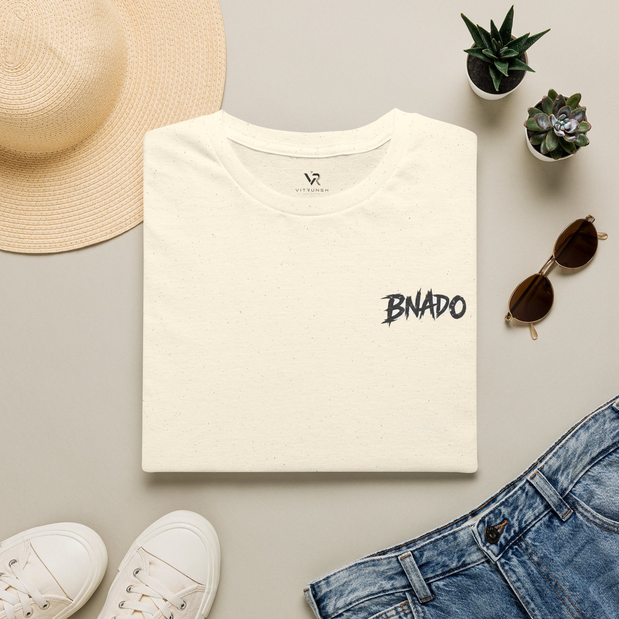 Bnado Logo T-Shirt — Minimal Casual Graphic Tee