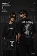 EmotionLess T‑Shirt — Minimalist Graphic Tee with Arched Retro Text
