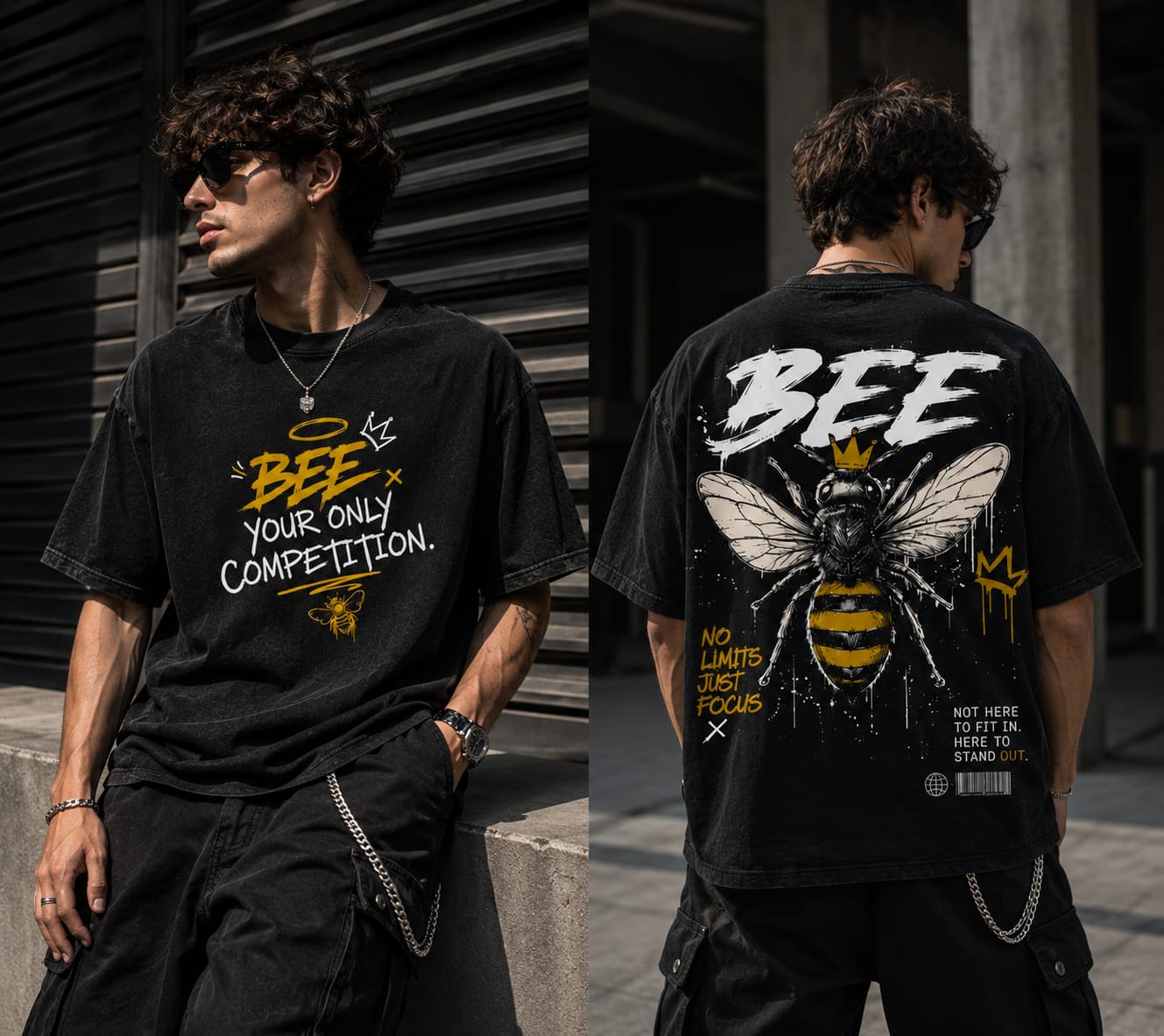 Bee Your Only Competition T‑Shirt — Empowering Bee Graphic Tee