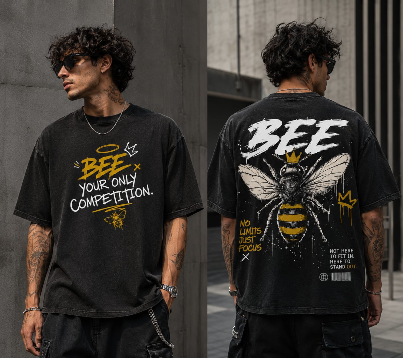 Bee Your Only Competition T‑Shirt — Empowering Bee Graphic Tee