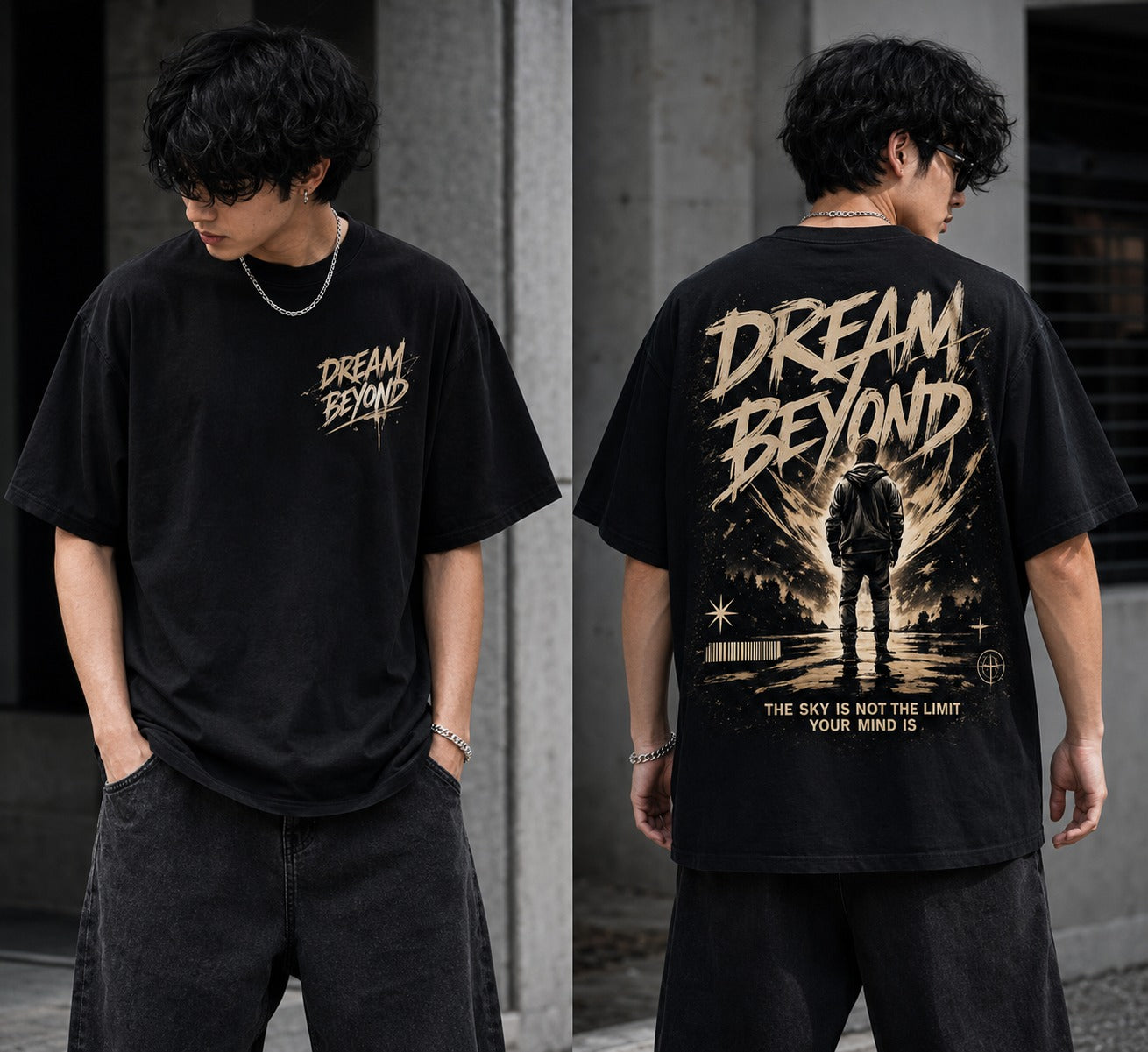 Dream Beyond Graphic T-Shirt — Inspirational Streetwear Tee