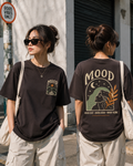Mood Sunflower Tee — Retro Nature Graphic T-Shirt