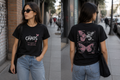 Chaos Is Part Of My Growth T-Shirt — Inspirational Butterfly Graphic Tee