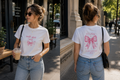 Soft Girl Era T-Shirt — Pink Bow Aesthetic Tee