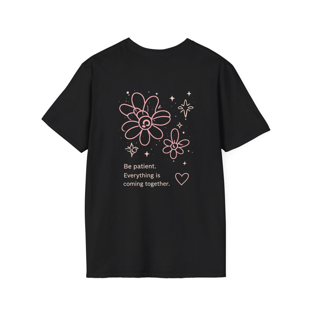 Good Things Take Time T-Shirt — Positive Vibes Floral Graphic Tee