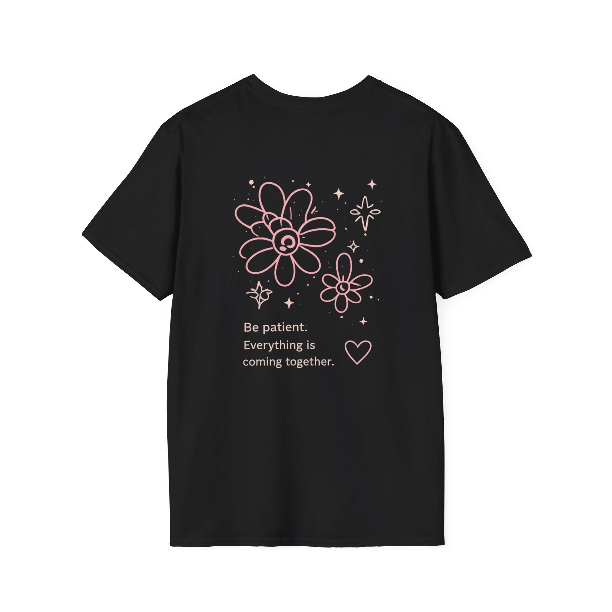 Good Things Take Time T-Shirt — Positive Vibes Floral Graphic Tee